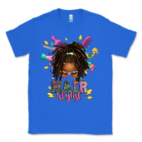 True Royal afro locs hair stylist messy bun tbw Classic Tee - texasbilliewilder