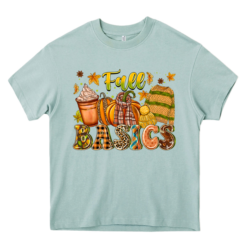 Fall Basics Heavy Core Tee by CowhideDigitalArt | Teevron