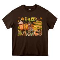 Chocolate Brown Fall Basics Heavy Core Tee - CowhideDigitalArt