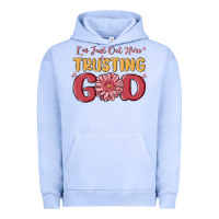 Pigment Grape Ice i’m just out here trusting god Urban Hoodie - MaliasSmallBusiness