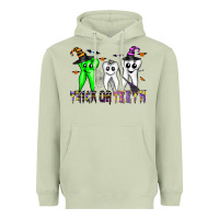 Matcha trick or teeth Heavyweight Hoodie - CowhideDigitalArt