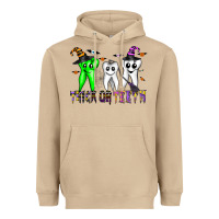 Mushroom trick or teeth Heavyweight Hoodie - CowhideDigitalArt