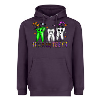 Plum trick or teeth Heavyweight Hoodie - CowhideDigitalArt