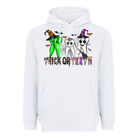White trick or teeth Heavyweight Hoodie - CowhideDigitalArt