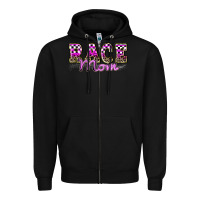 Black race mom Zipper Hoodie - Zillion Design Studio