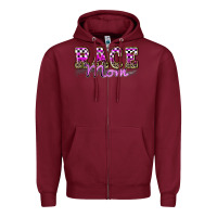 Burgundy race mom Zipper Hoodie - Zillion Design Studio