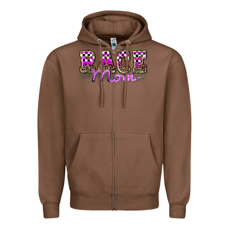 Race Mom Zipper Hoodie by Zillion Design Studio | Teevron