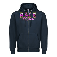 Navy race mom Zipper Hoodie - Zillion Design Studio