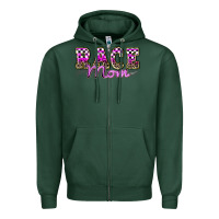 Sports Green race mom Zipper Hoodie - Zillion Design Studio