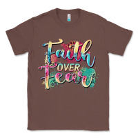 Chestnut faith over fear Classic Tee - Zillion Design Studio