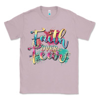 Lilac faith over fear Classic Tee - Zillion Design Studio