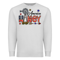Dove Grey america honey Premium Sweatshirt - CowhideDigitalArt
