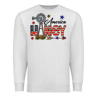 Oatmeal Heather america honey Premium Sweatshirt - CowhideDigitalArt