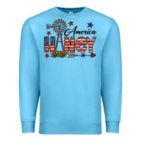 Ocean Blue america honey Premium Sweatshirt - CowhideDigitalArt