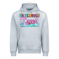 Heather Grey birthday girl Urban Hoodie - MaliasSmallBusiness