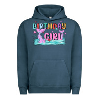 Pigment Midnight Navy birthday girl Urban Hoodie - MaliasSmallBusiness