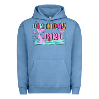 Pigment Pebble Blue birthday girl Urban Hoodie - MaliasSmallBusiness