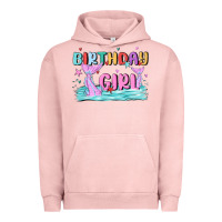 Pigment Salmon birthday girl Urban Hoodie - MaliasSmallBusiness
