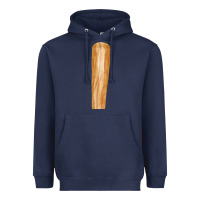 Navy wooden baseball Heavyweight Hoodie - FaDigitalArtStudio