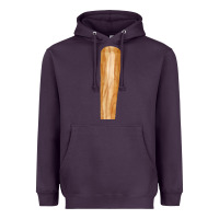 Plum wooden baseball Heavyweight Hoodie - FaDigitalArtStudio