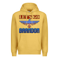 Antique Gold let's go brandon thunderbird Premium Hoodie - Jasminsmagicworld