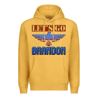 Mustard let's go brandon thunderbird Premium Hoodie - Jasminsmagicworld