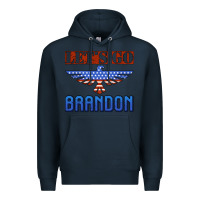 Navy let's go brandon thunderbird Premium Hoodie - Jasminsmagicworld