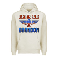 Oatmeal Heather let's go brandon thunderbird Premium Hoodie - Jasminsmagicworld