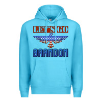 Ocean Blue let's go brandon thunderbird Premium Hoodie - Jasminsmagicworld