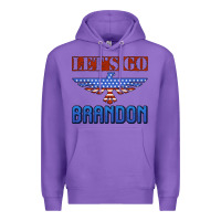 Purple let's go brandon thunderbird Premium Hoodie - Jasminsmagicworld