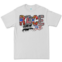 Dove Grey race girl Premium Tee - RacoonDesign