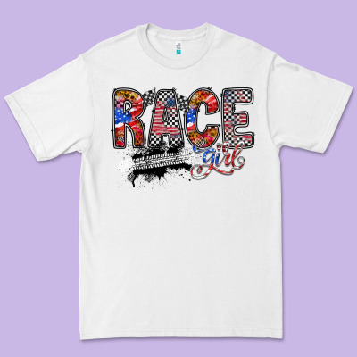 Race Girl Premium Tee Designed By Racoondesign