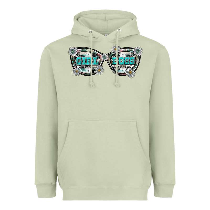 Girl Boss Heavyweight Hoodie by SublimationCraftShop | Teevron