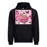 Black breast cancer nails hope Urban Hoodie - MaliasSmallBusiness