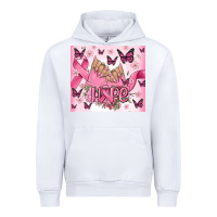 White breast cancer nails hope Urban Hoodie - MaliasSmallBusiness