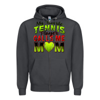 Smoke my favorite tennis player calls me mom Zipper Hoodie - Zillion Design Studio