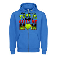 True Royal my favorite tennis player calls me mom Zipper Hoodie - Zillion Design Studio