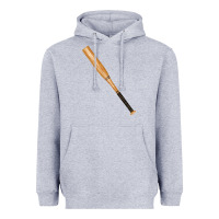 Wooden Softball Bat Heavyweight Hoodie | Teevron