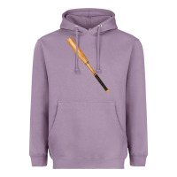 Lavender wooden softball bat Heavyweight Hoodie - FaDigitalArtStudio