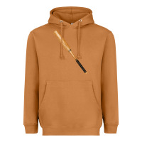 Meerkat wooden softball bat Heavyweight Hoodie - FaDigitalArtStudio