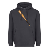 Smoke wooden softball bat Heavyweight Hoodie - FaDigitalArtStudio