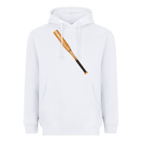 White wooden softball bat Heavyweight Hoodie - FaDigitalArtStudio