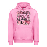 Fuchsia Pink cancer picked the wrong girl malia Urban Hoodie - MaliasSmallBusiness