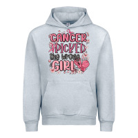 Heather Grey cancer picked the wrong girl malia Urban Hoodie - MaliasSmallBusiness