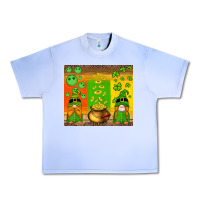 Grape Ice st patricks gnomes and coins with shamrock Urban Heavy Tee - Artiststas