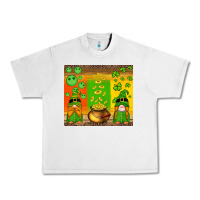 Lunar Rock st patricks gnomes and coins with shamrock Urban Heavy Tee - Artiststas