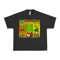 Pigment Black st patricks gnomes and coins with shamrock Urban Heavy Tee - Artiststas