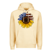 Pina Colada american flag sunflower Premium Hoodie - Jasminsmagicworld
