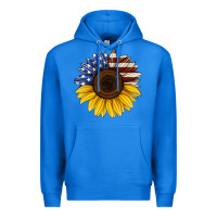 True Royal american flag sunflower Premium Hoodie - Jasminsmagicworld