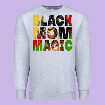 Black Mom Magic Juneteenth Premium Sweatshirt Designed By Hra Design Shop